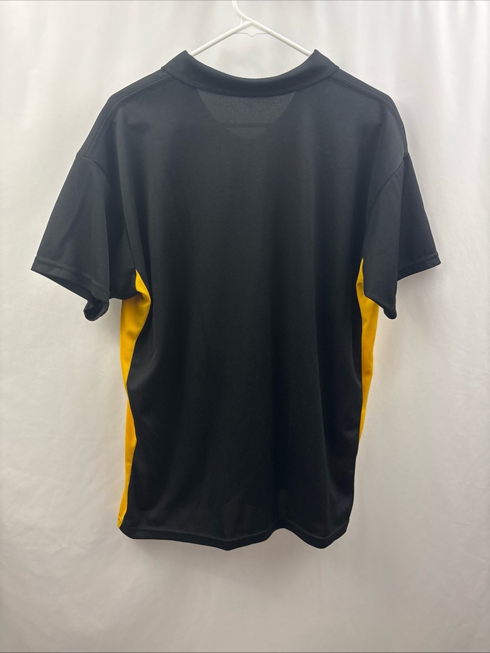 U.S. Army Logo Black Yellow Colorblock Polo Shirt Mens XL Military - Picture 6 of 7